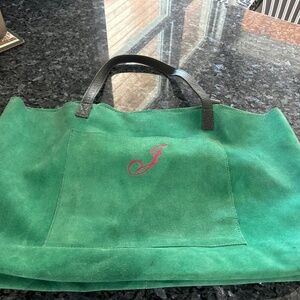 Mark and Graham suede tote